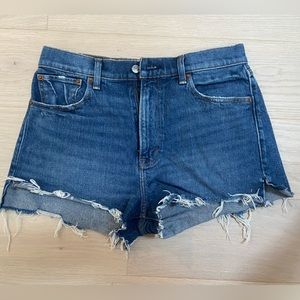 Abercrombie mom jean shorts